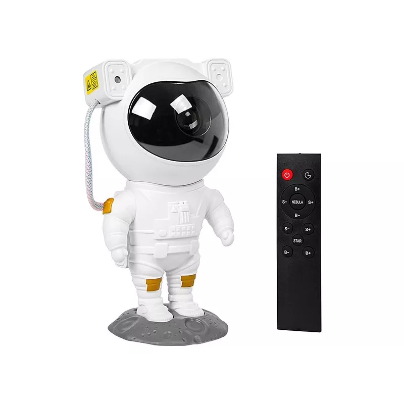 Nakties šviesos projektorius BLOW 79-720 – LED astronautas žvaigždėto dangaus projektorius, įvairiaspalvis, 5 W, 240 lm, reguliuojamas ryškumas