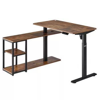 Reguliuojamo aukščio elektrinis stalas ergo office 380623 – max aukštis 121 cm, max apkrova 70 kg