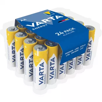 Vienkartinė baterija Varta Alkaline AA 24 vnt. pakuotė