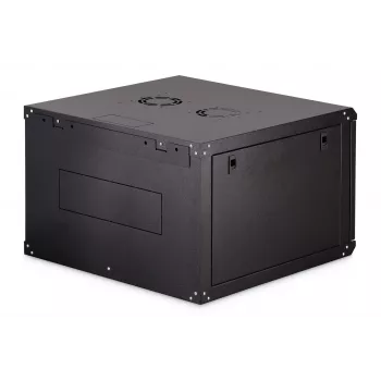 Sieninis 19 colių spintos stovas DIGITUS Dynamic-N DN-37103 — 7U, 600x600 mm, IP20, nesurinktas, juodas