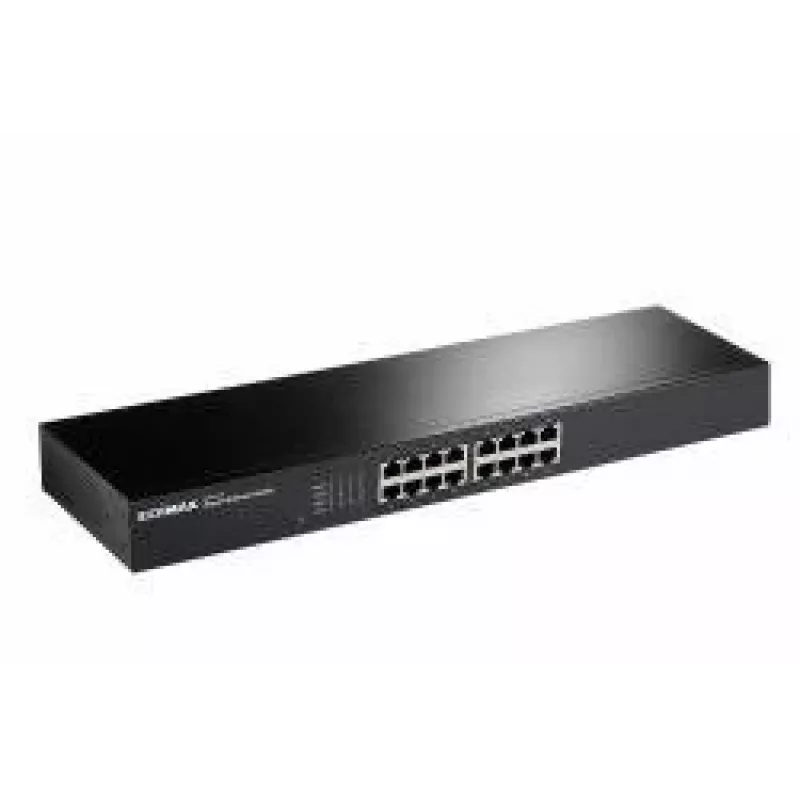 Edimax GS-1016 V2 valdomas Gigabit Ethernet tinklo jungiklis (10/100/1000) Juodas