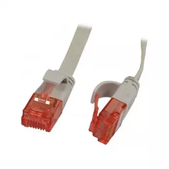 Pataisos kabelis RJ45 CAT6 250MHz 2m pilkas UTP plokščias Synergy 21