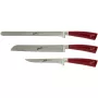 Virtuvinis peilis Berkel Elegance Red Ham-Set 3 vnt. KEP3HS00SRRGB