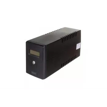 DIGITUS DN-170064-LCD Linijinis interaktyvus UPS, 800VA/480W, 12V/9Ah baterija, 2x CEE 7/7 lizdai, RJ-11, LCD