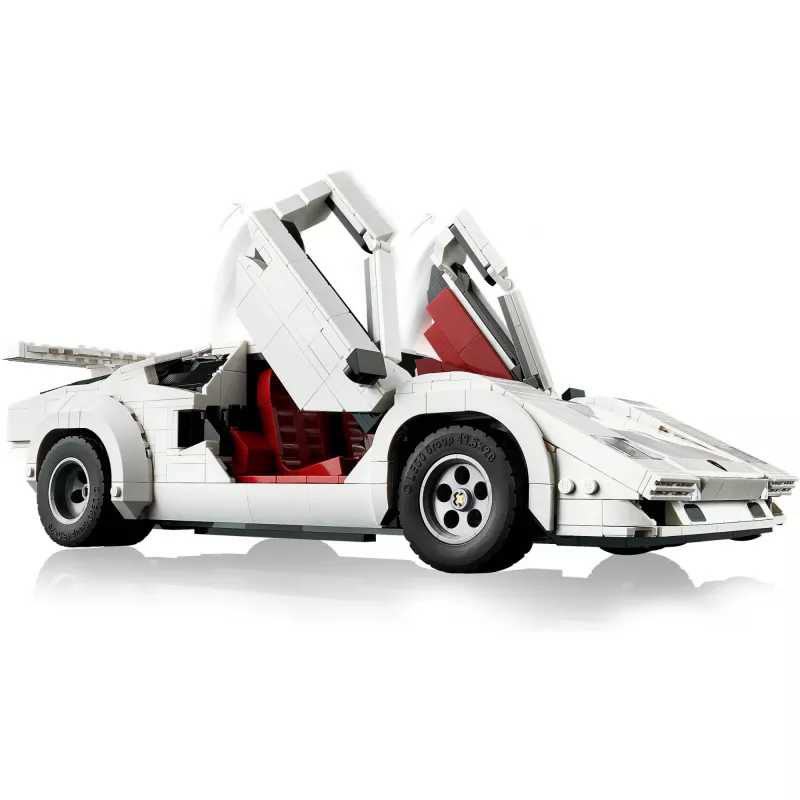 LEGO Icons modelis Lamborghini Countach 5000 Quattrovalvole 10337 — demonstracinis modelis, 1 506 dalių, 340×90×160 mm