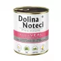 Šlapias šunų maistas Dolina Noteci Premium veršiena su žaliaisiais žirneliais, 800 g