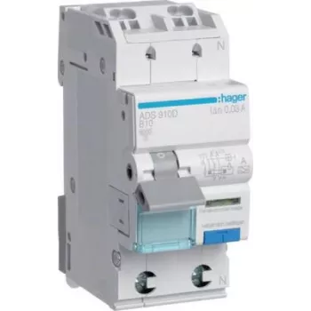 RCBO jungiklis 1P+N 6kA B-10A 30mA ADS910D (ADS910D)