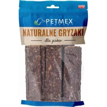 PETMEX Deer Stripes kramtomosios juostelės šunims 200 g — elniena, be grūdų, suaugusiems šunims