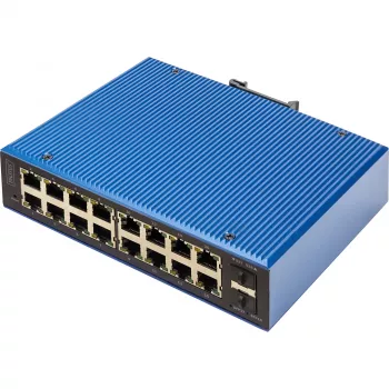 Valdomas jungiklis DIGITUS DN-651159 16+2 prievadų Gigabit Ethernet PoE