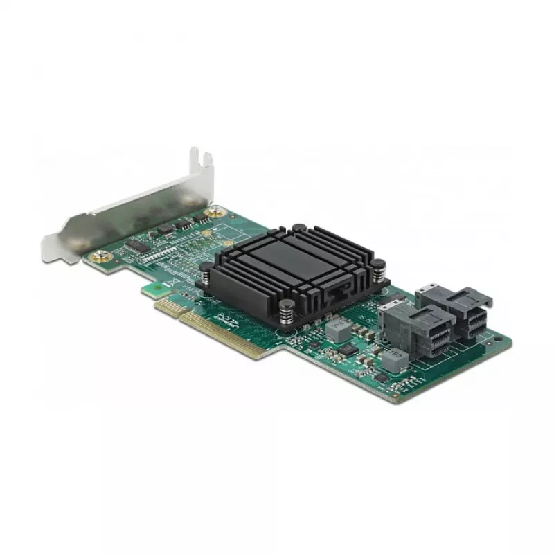 DeLOCK PCI Express x8 kortelė su 2 vidiniais SFF-8643 NVMe prievadais, mažo profilio