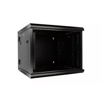Extralink sieninis RACK spintos korpusas 9U 600x600 AZH juodas, varstomas