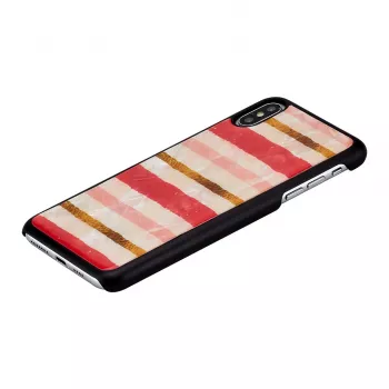 Dėklas iKins iPhone XS Max juodas, trumpas pyragėlio dizainas
