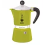 Bialetti Rainbow moka kavos virimo puodas 0,27 L žalias