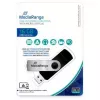 MEDIARANGE MR931-2 16 GB USB atmintukas su USB Type-A / Micro-USB, 2.0, 15 MB/s, pasukama kilpa, sidabrinis-juodas