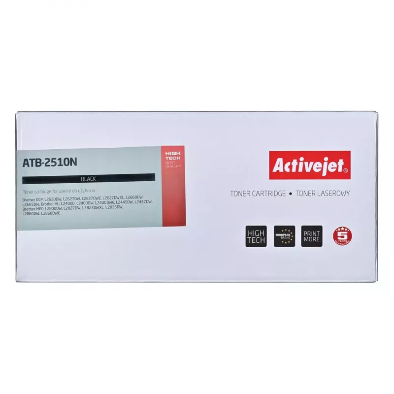 Activejet ATB-2510N kasetė (atitinka Brother TN2510; Supreme; 1200 puslapių; juoda)
