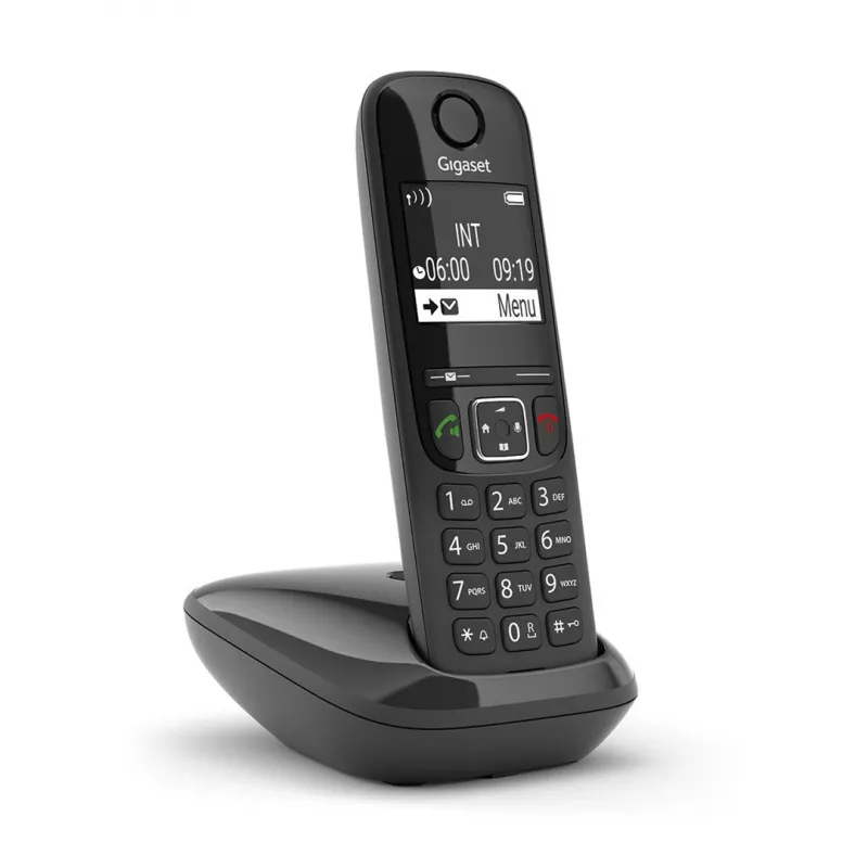 Belaidis DECT telefonas Gigaset AS690 juodas su skambučio numerio rodymu
