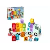 Konstruktorius LEGO DUPLO 10421 ABC Sunkvežimis, 36 dalių, 2 minifigūrėlės, nuo 2 metų, 110×140×70 mm