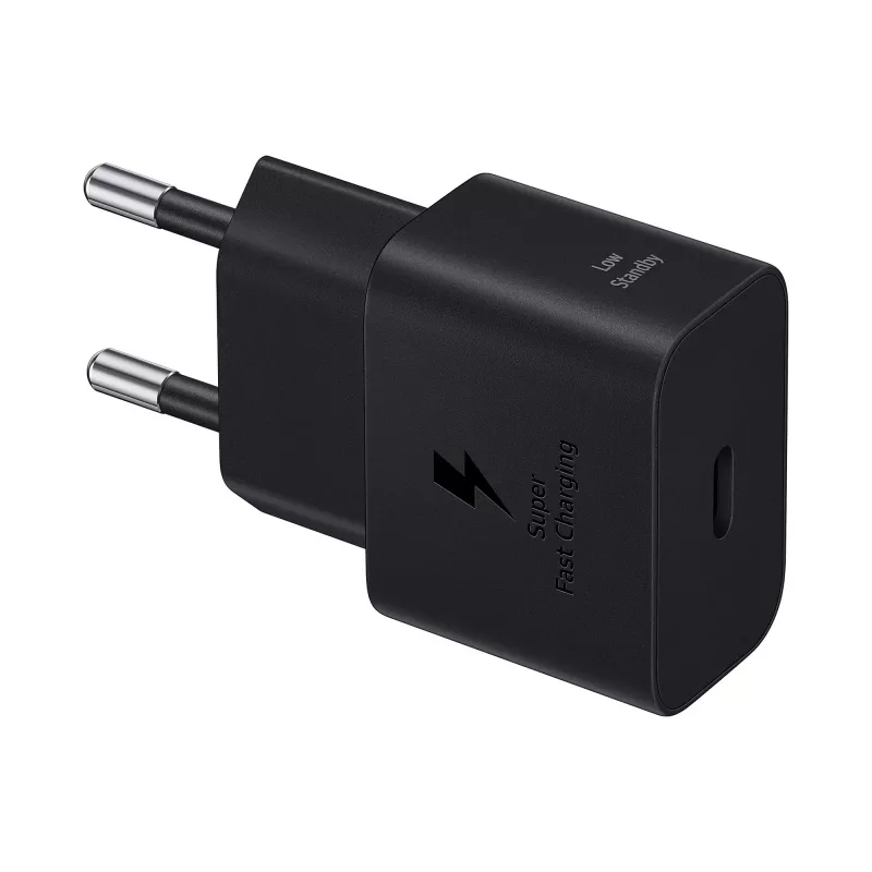Samsung EP-T2510 universalus juodas USB greitojo įkrovimo adapteris patalpoms