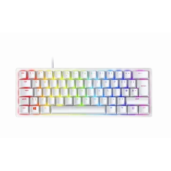 Kompaktiška žaidimų klaviatūra Razer Huntsman Mini 60% laidinė RGB LED raudoni jungikliai