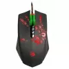 Žaidimų pelė A4Tech BLOODY A60 – optinė, ambidekstrinė, 6200 DPI, USB Type-A, 8 mygtukų, juoda