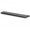 Patch Panel Digitus CAT 6 Class E High Density Shielded 24 prievadų 0,5U juodas