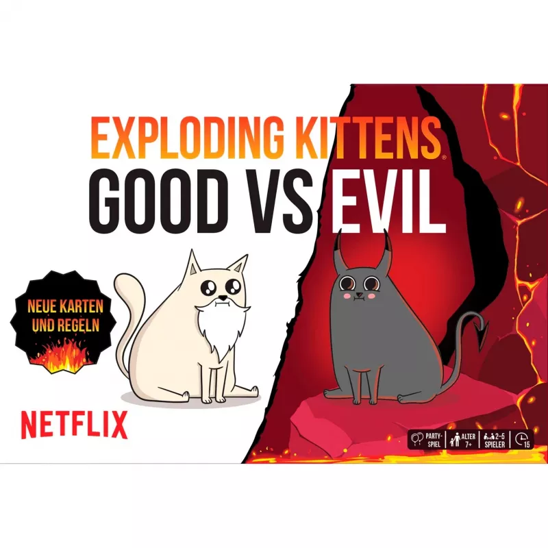 Exploding Kittens - Gėris prieš Blogį, Kortų Žaidimas