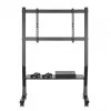 Mobilus televizoriaus stovas ART STO SD-22 45–90 colių, VESA 100×100–800×400, 60 kg, plienas, ratukai