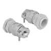 Kabelio įvadas DeLOCK 60354 pilkas metalas plastikas