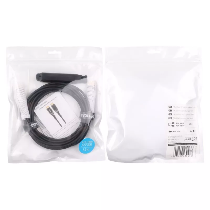TB šviesolaidinis HDMI 2.0 laidas, 5 m, juodas (AKTBXVHFO2005MB)