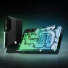 GPU vandens blokas EK-Quantum Vector³ FE RTX 5090 — permatomas akrilinis viršus