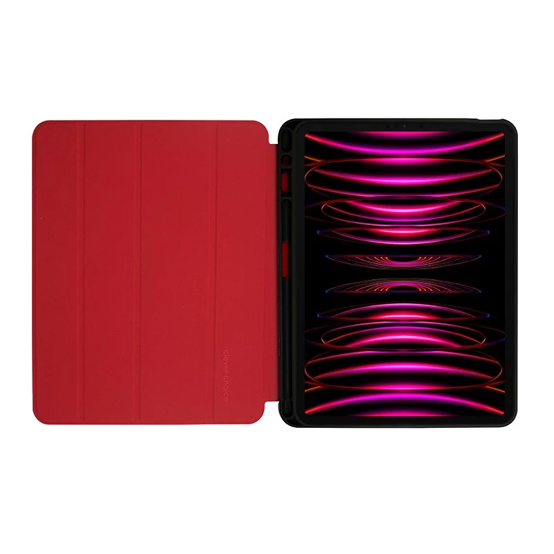 Korpusas Crong Flexfolio 27,7 cm (10,9 colio), skirtas iPad 11 Pro Air, raudonas