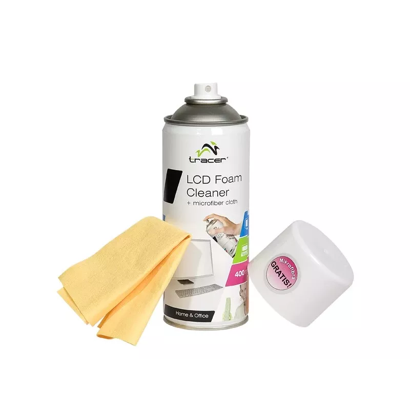 LCD putų valiklis 400 ml + mikropluošto šluostė