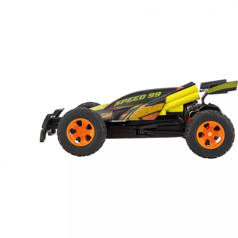 RC didelės spartos automobilis su tramplinu