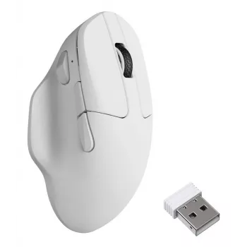 Keychron M7-A3 pelė ambidekstrinė balta Bluetooth USB Type-C 26000 DPI