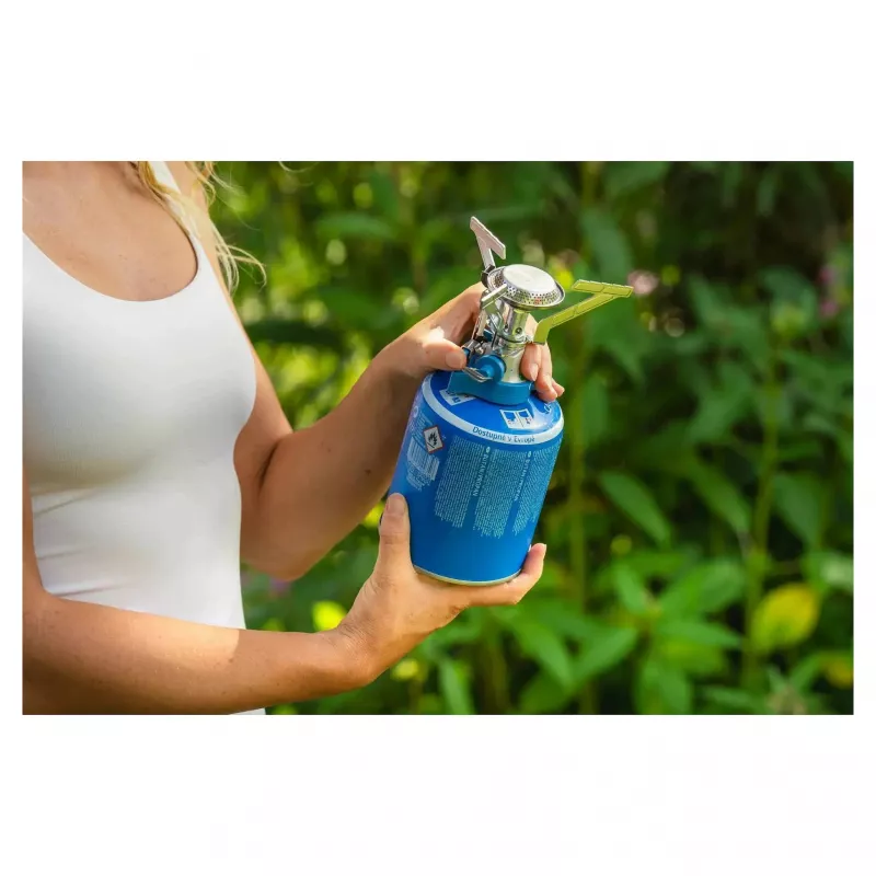 Kempingo dujinė viryklė Campingaz 2227139 – vieno degiklio, gamtinės dujos, 240 g, 60 mm aukštis, 10 cm skersmuo