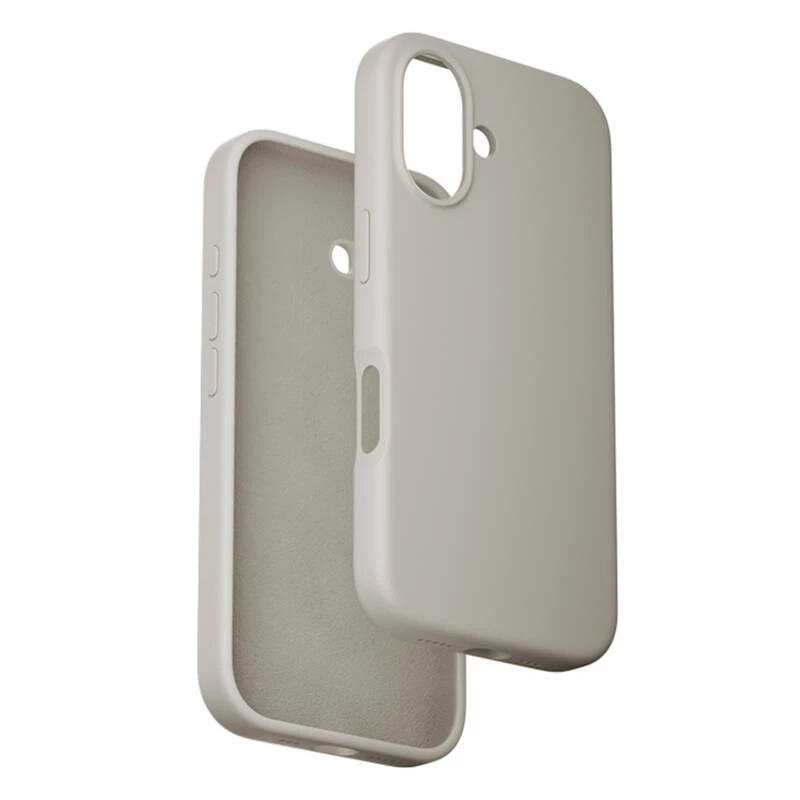 Apsauginis dėklas Vention KUHM0-10 iPhone 16 – pilka, MagSafe, plonas silikoninis
