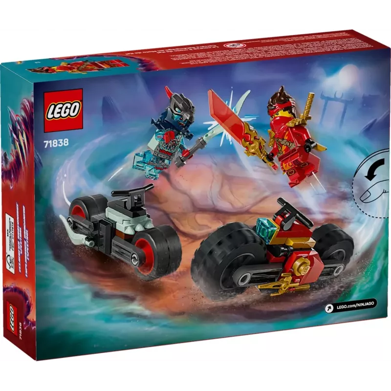 LEGO konstruktorius NINJAGO 71838 Kairo motociklo lenktynės — 79 detalių, 2 minifigūrėlės, nuo 6 metų