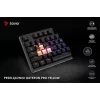 Savio Phenix SAVGK-RED belaidė mechaninė klaviatūra (82 klavišai, 75 %, Gateron Pro, RGB, RF 2,4 GHz / Bluetooth / USB)