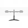 HAGOR HA FS – Laikiklis dviem monitoriams ant stalo, juodas, 38–68 cm (15–27 col.)