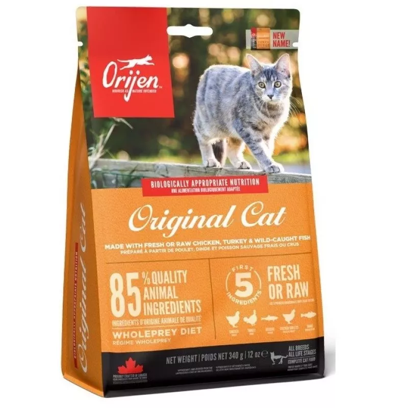 Orijen Cat & Kitten sausas ėdalas katėms su vištiena, žuvimi, kalakutiena 340 g