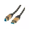 ROLINE Gold USB laidas - USB A (kištukas) į USB B (kištukas)