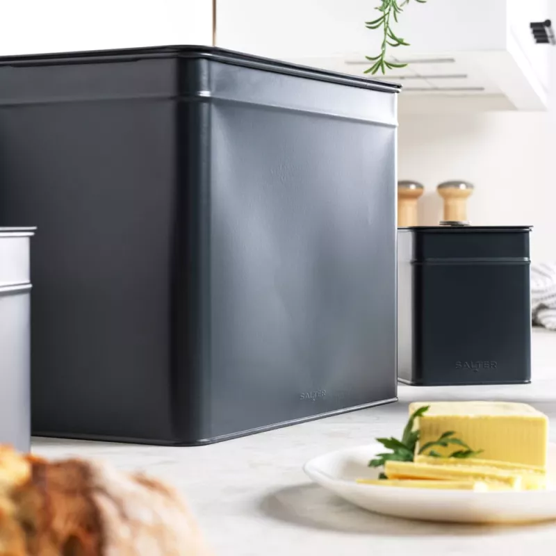Dėžė duonai Salter Marino BW124601EU7 – plieninė talpa kepalams