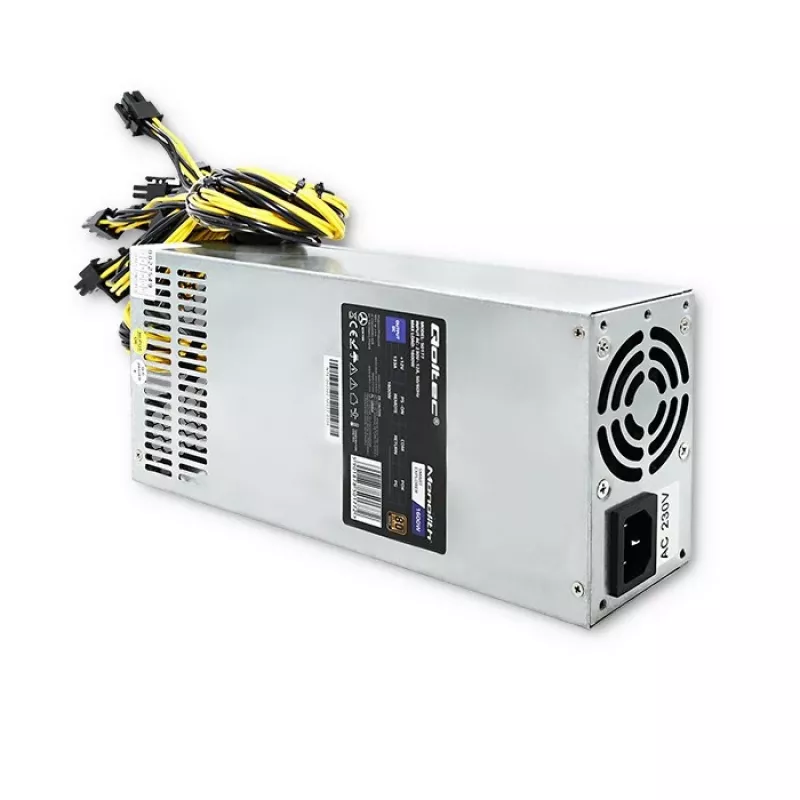 Qoltec 50177 PCI-E maitinimo blokas Smart 1600W | 80 Plus Gold – kasybai
