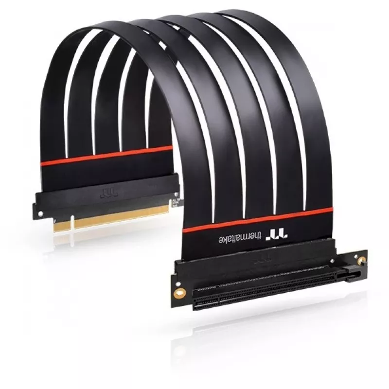 PCI-E ilgintuvas Thermaltake TT Premium 300mm su 90 laipsnių adapteriu