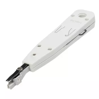 Kabelių užspaudimo įrankis LOGILINK WZ0001A RJ45/RJ11, integruotas pjaustytuvas ir nuplikiklis, baltas