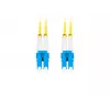 Skiemeninis šviesolaidinis kabelis LANBERG FO-LULU-SD11-0030-YE, 3 m, G.657.A1, LC–LC, geltonas