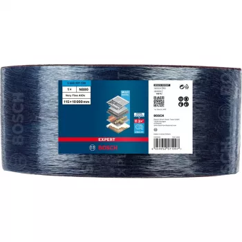 Bosch 2 608 901 230 šlifavimo juosta rulone, vidutinis grūdėtumas, 115 mm x 10 m