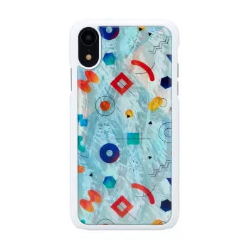 Dėklas iKins iPhone XR apsauginis „Poppin Rock“ baltas