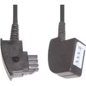 Telefono laidas e+p T 24 6 m Juodas