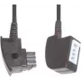 Telefono laidas e+p T 24 6 m Juodas